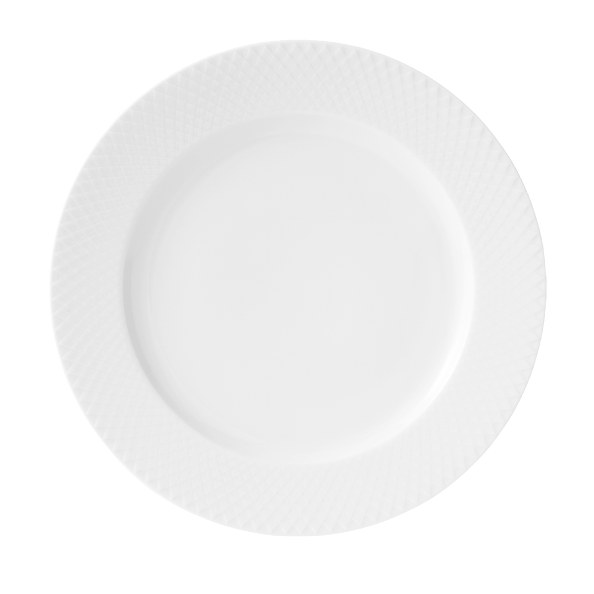 Lyngby Rhombe Plate, 10.6", Set of 4