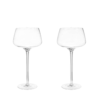 Raye Angled Crystal Amaro Spritz Glasses Set of 2