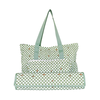 Monkey Bamboo Mahjong Bag Set