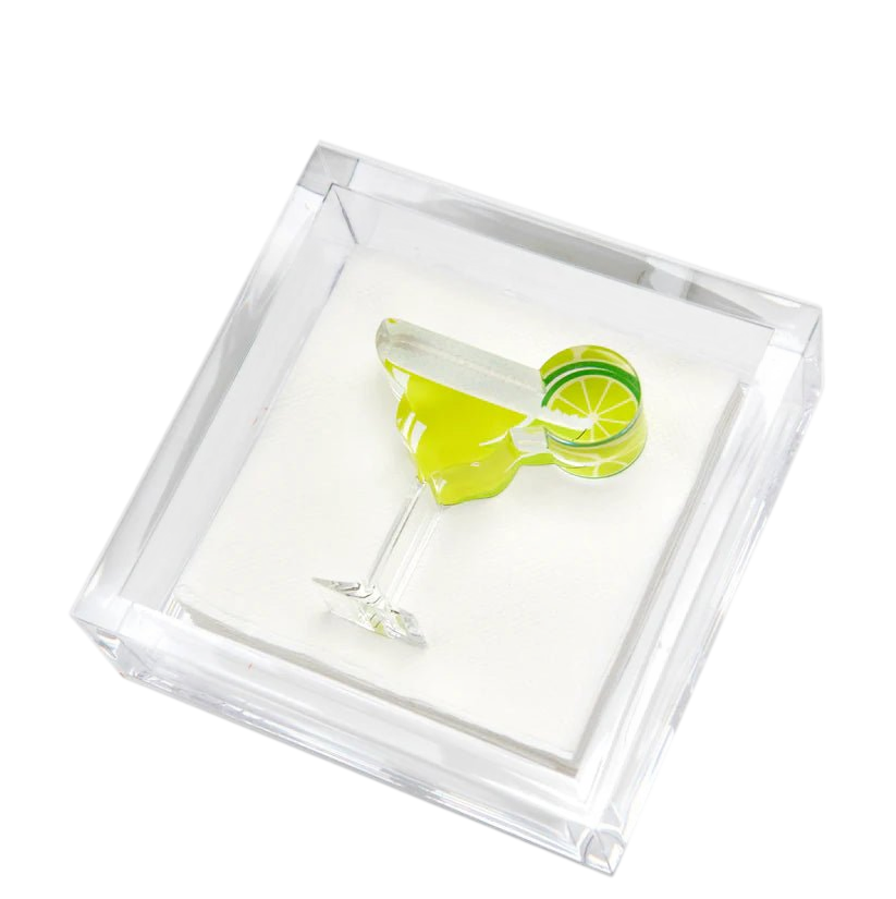 Margarita Acrylic Cocktail Napkin Holder