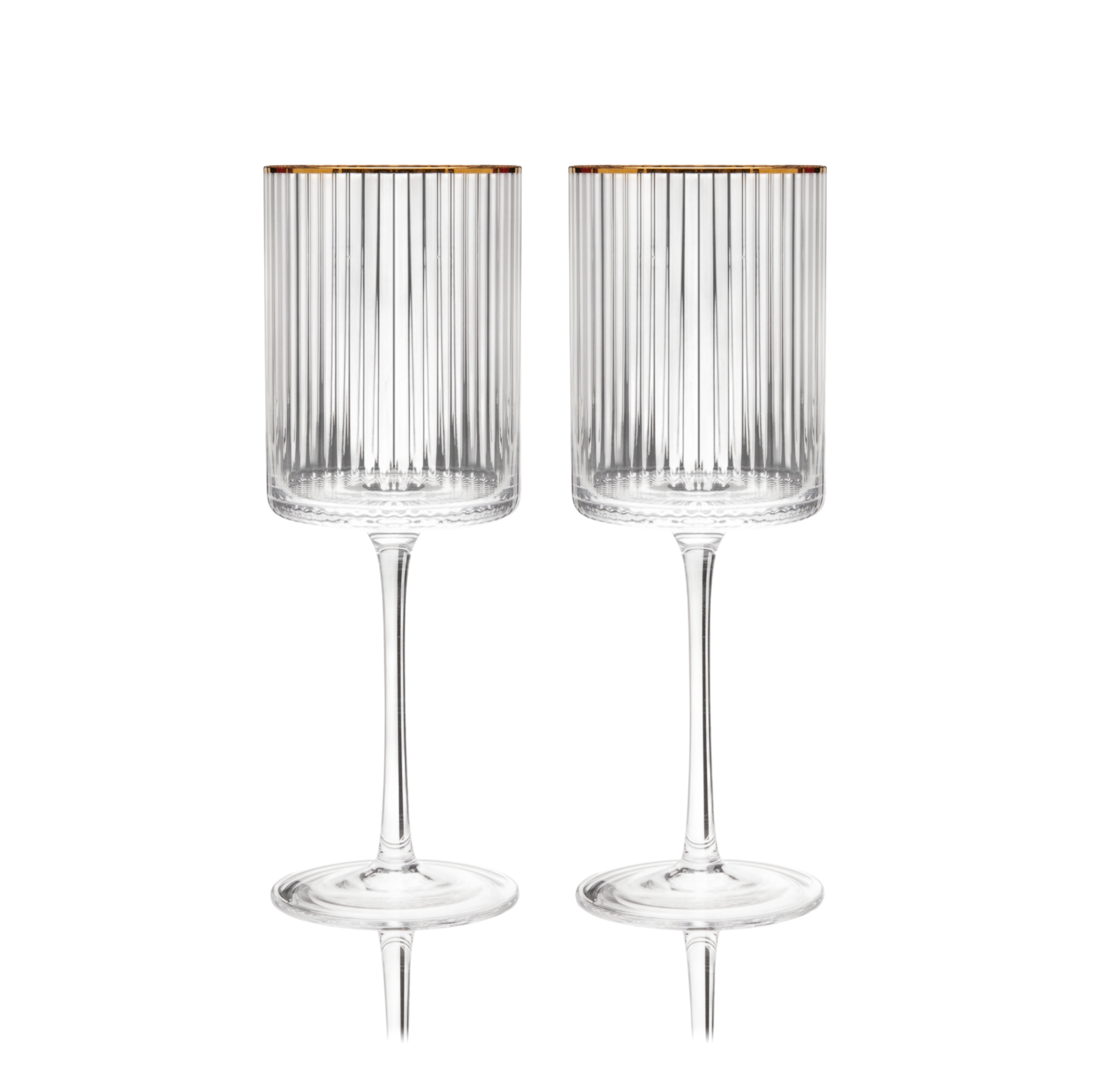 Meridian Crystal Wine Glasses Set of 2
