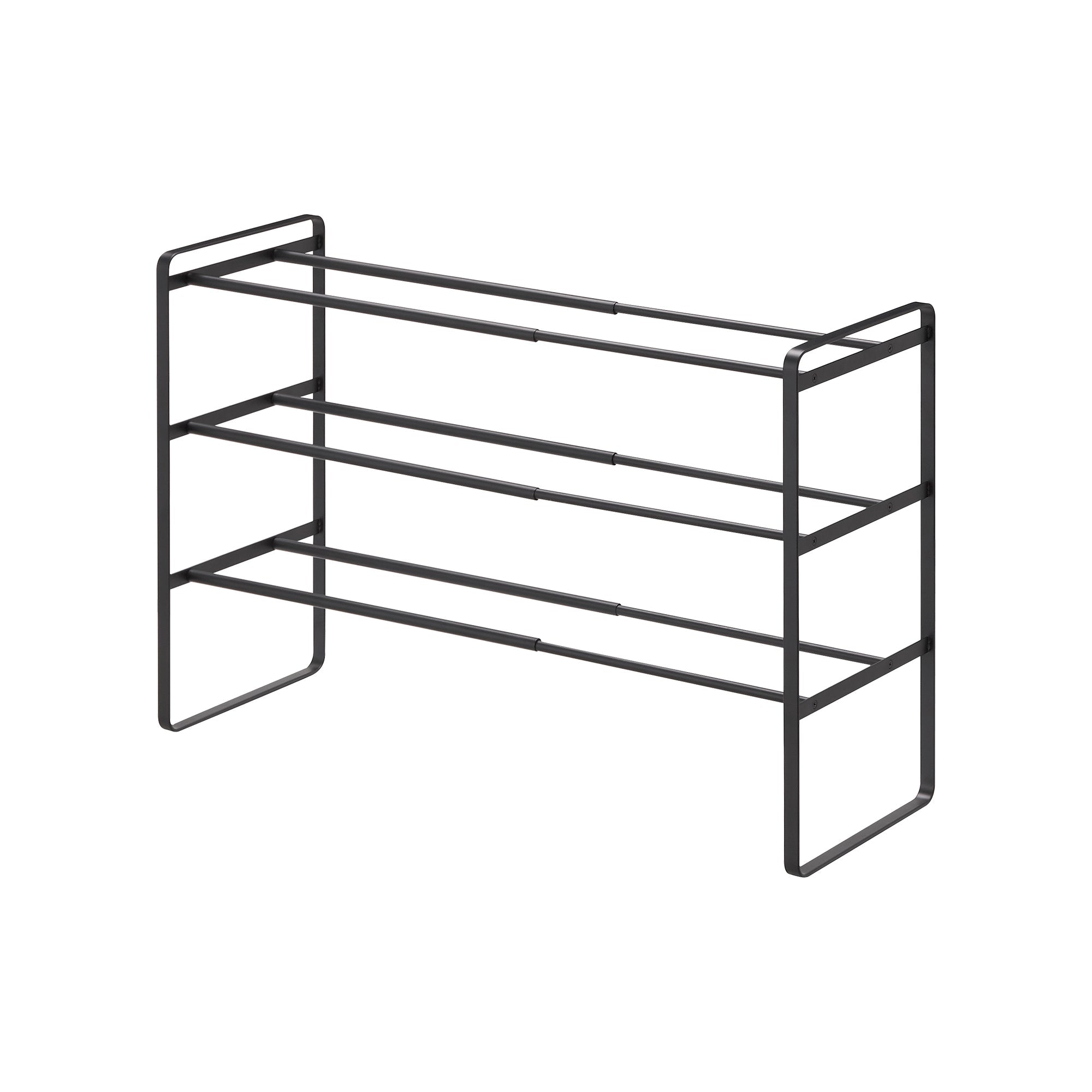Three-Tier Expandable Shoe Rack (18" H)  - Steel
