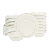 Capri Stoneware Dinnerware Set - White