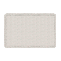 Mildred Floral Cream Rectangle Ruffled Tablecloth