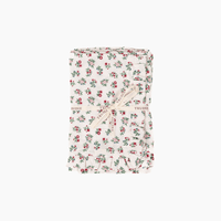 Mildred Floral Cream Ruffled Napkins, Set of 4