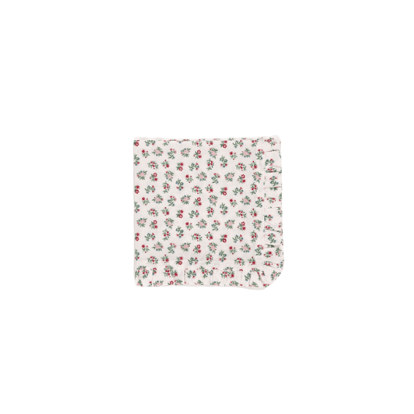 Mildred Floral Cream Ruffled Napkins, Set of 4