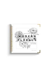 How To Draw Modern Florals (Spiral Bound)