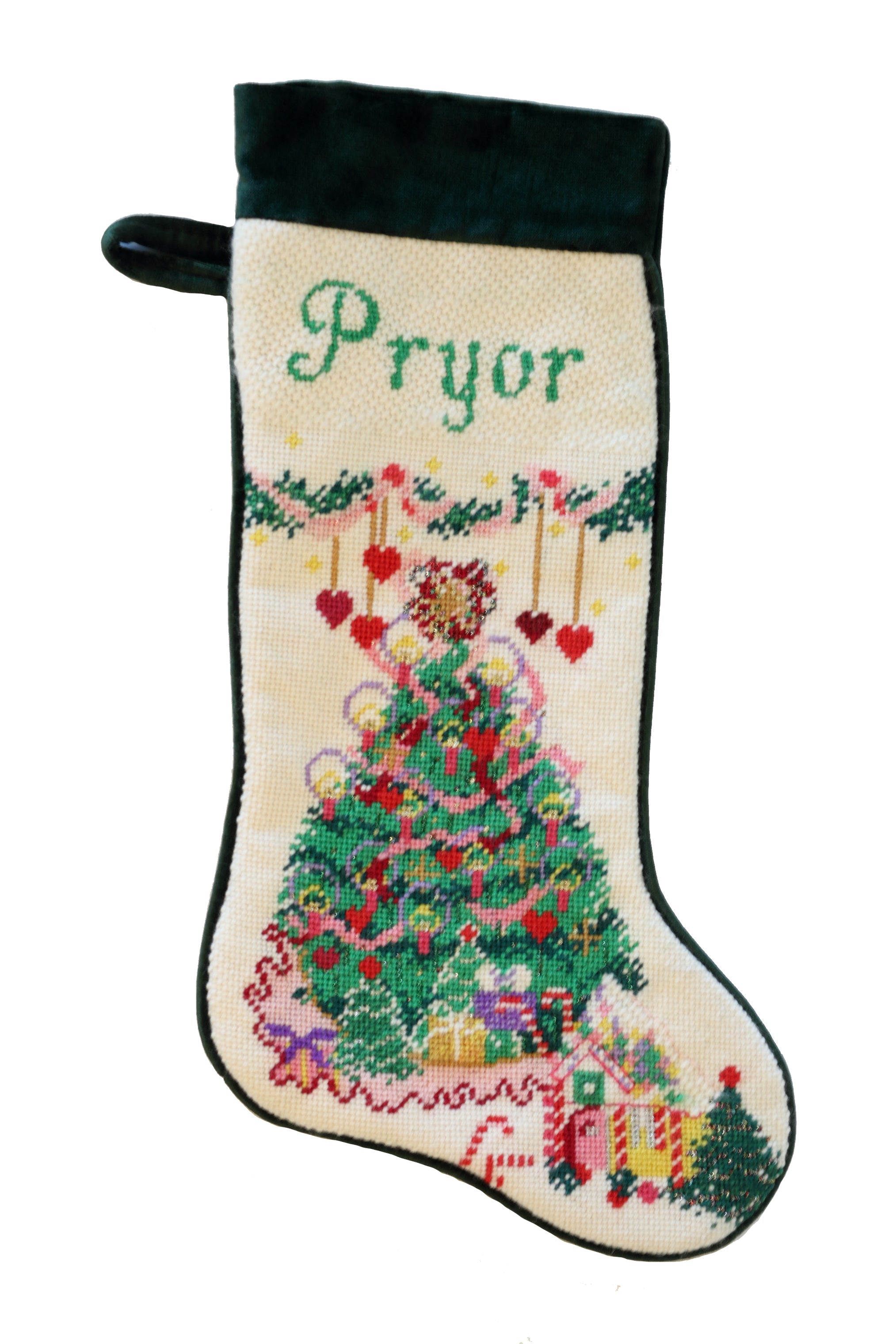 Custom Needlepoint Stocking