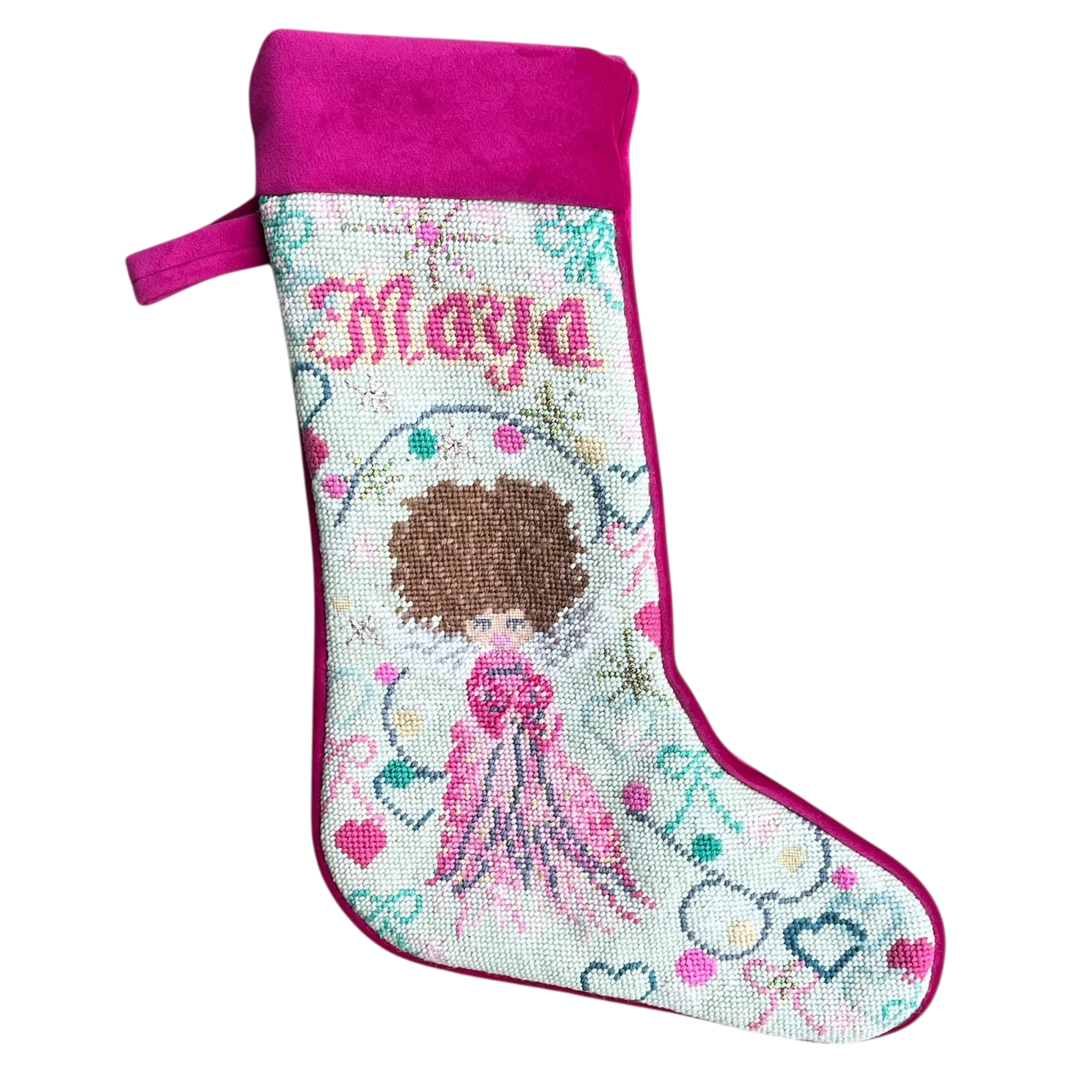 Custom Needlepoint Stocking