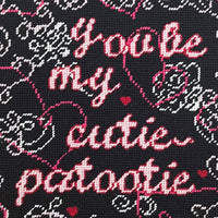 Cutie-Patootie - Needlepoint Pillow