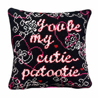 Cutie-Patootie - Needlepoint Pillow