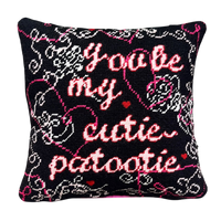 Cutie-Patootie - Needlepoint Pillow