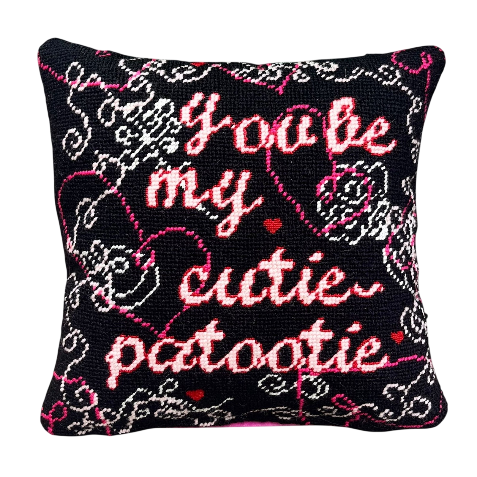 Cutie-Patootie - Needlepoint Pillow