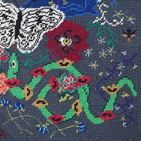 Nightswimming - Needlepoint Pillow and Canvas