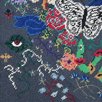 Nightswimming - Needlepoint Pillow and Canvas