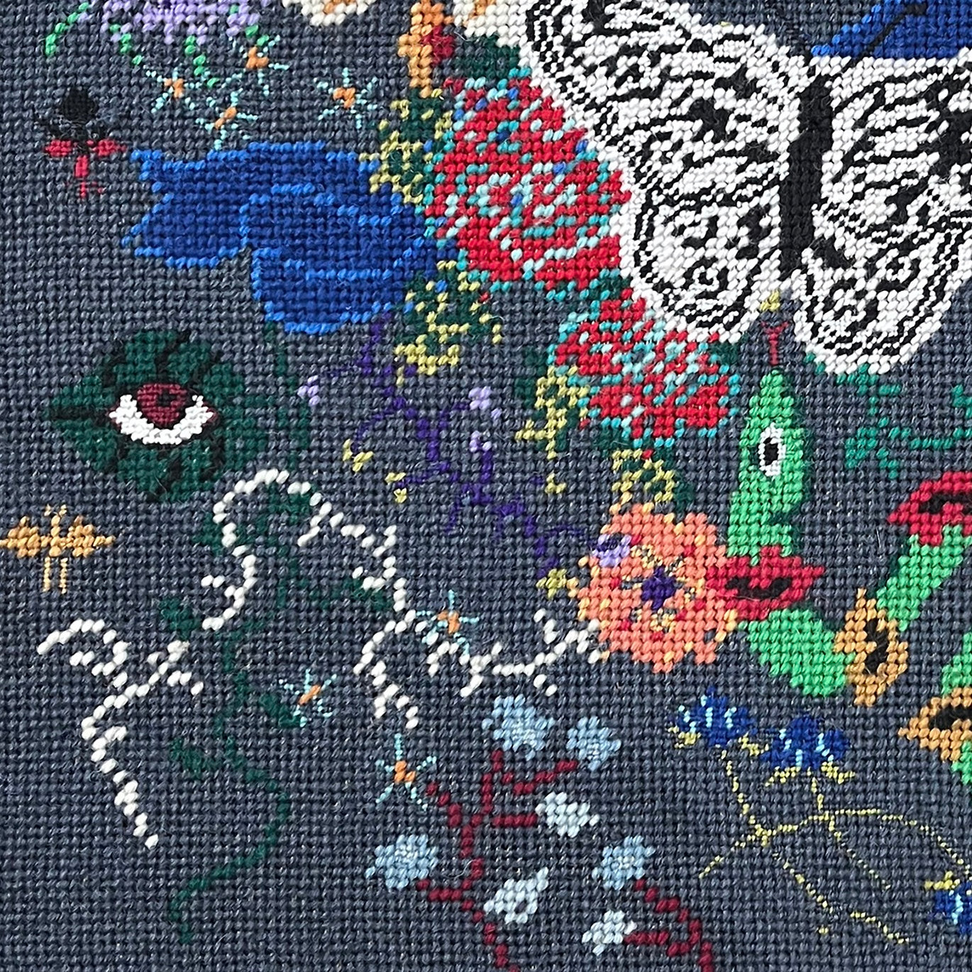 Nightswimming - Needlepoint Pillow and Canvas