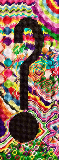 HUH? - Needlepoint Pillow