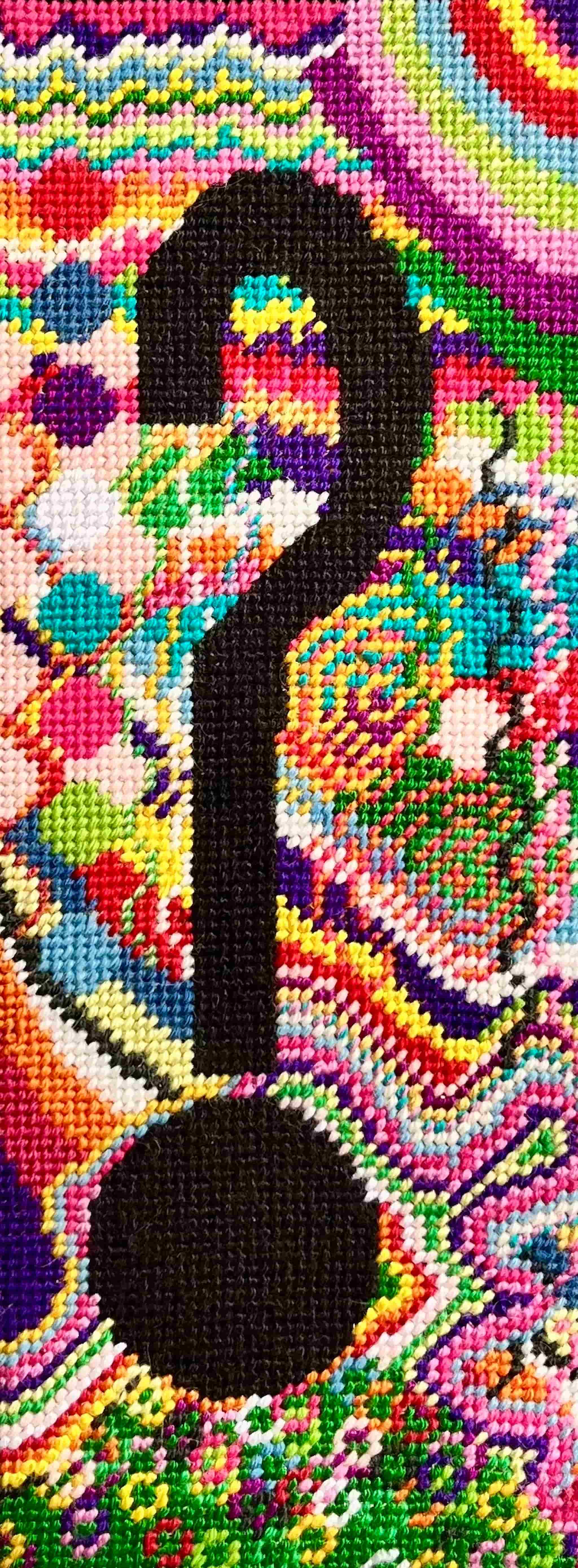 HUH? - Needlepoint Pillow