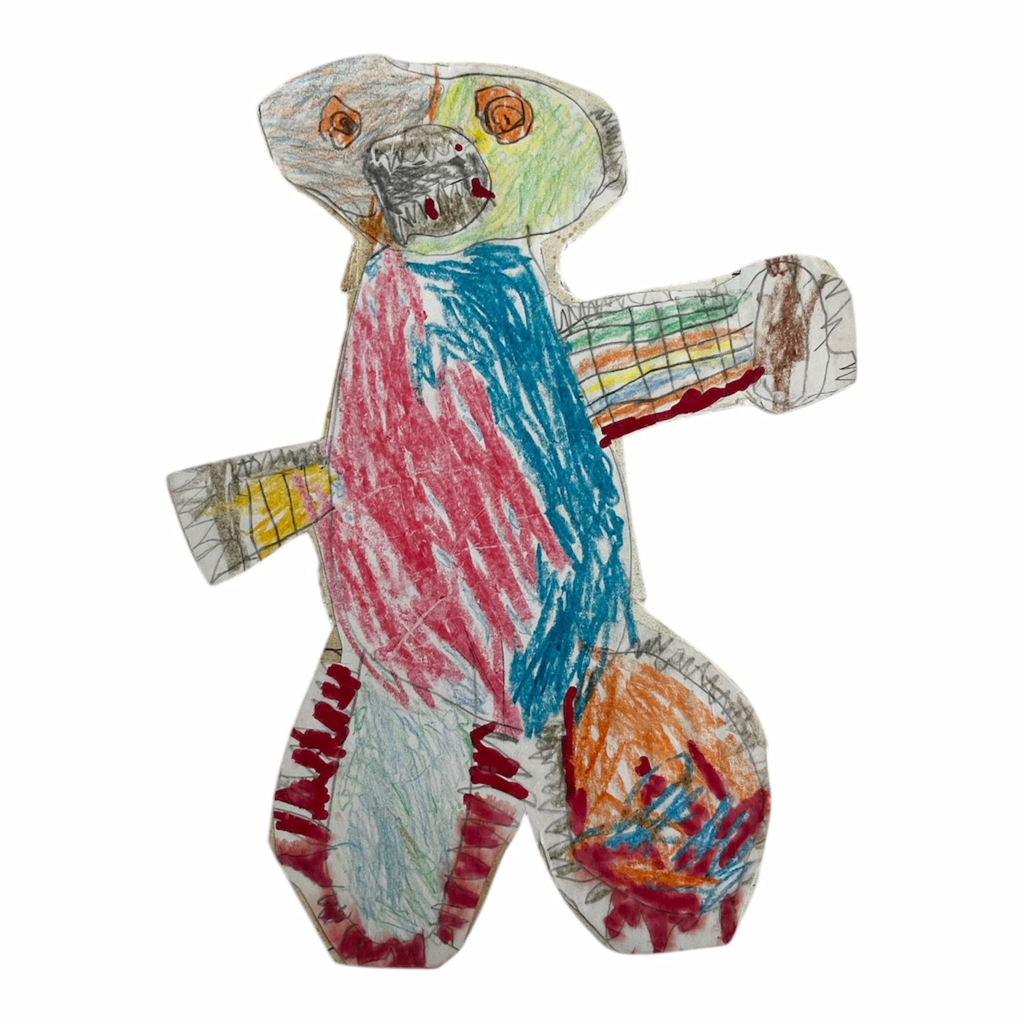 Custom Needlepoint Pillow - Child's Art