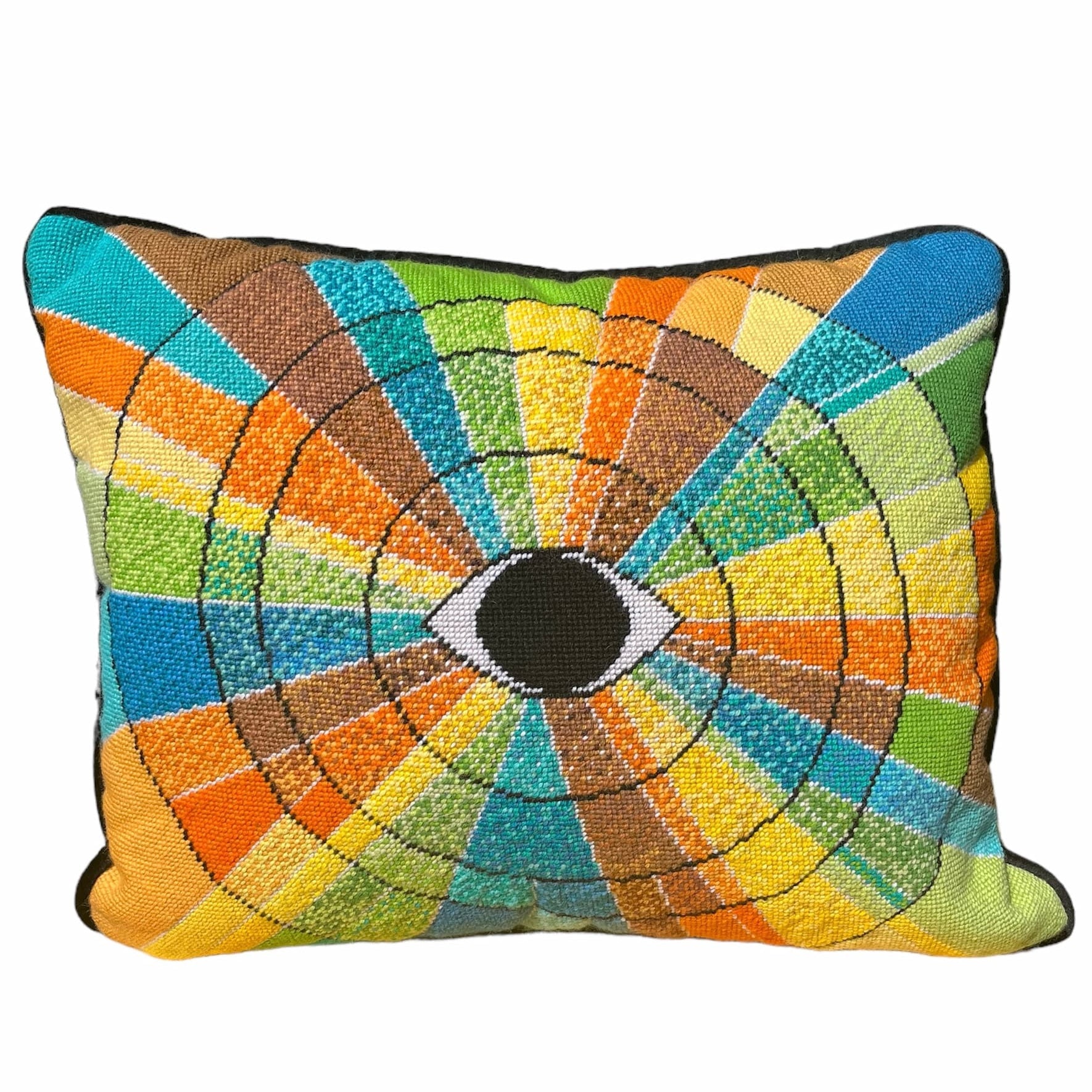 Kaleidoscope Eye - Needlepoint Pillow
