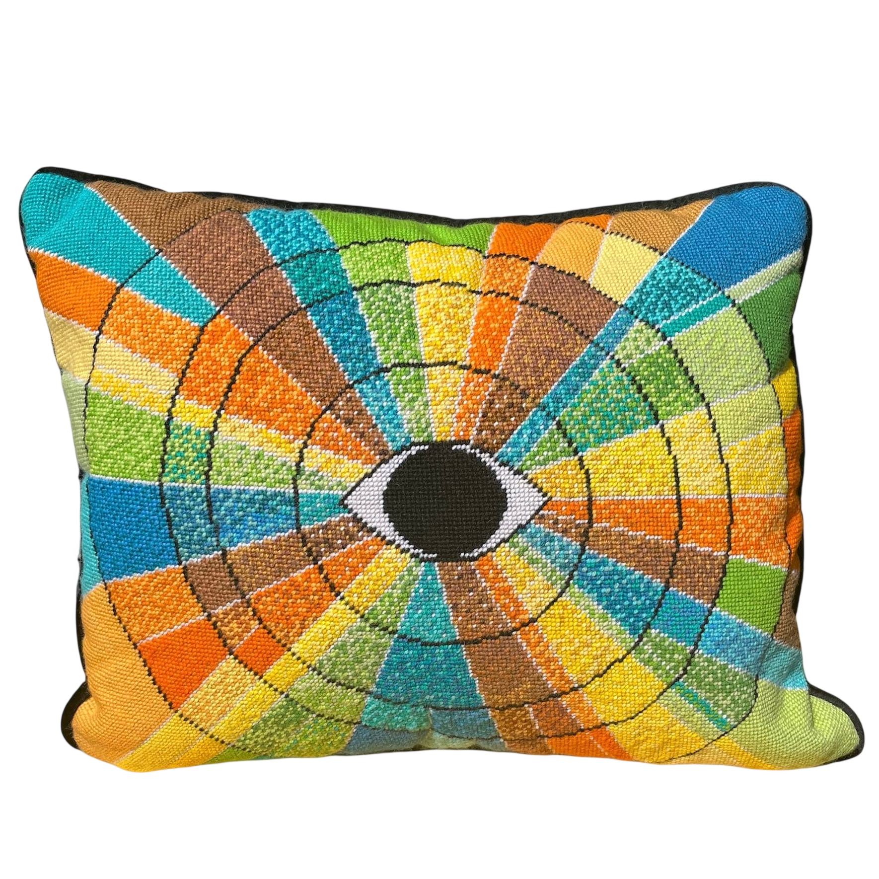 Kaleidoscope Eye - Needlepoint Pillow