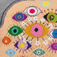 Idoleyes - Needlepoint Pillow