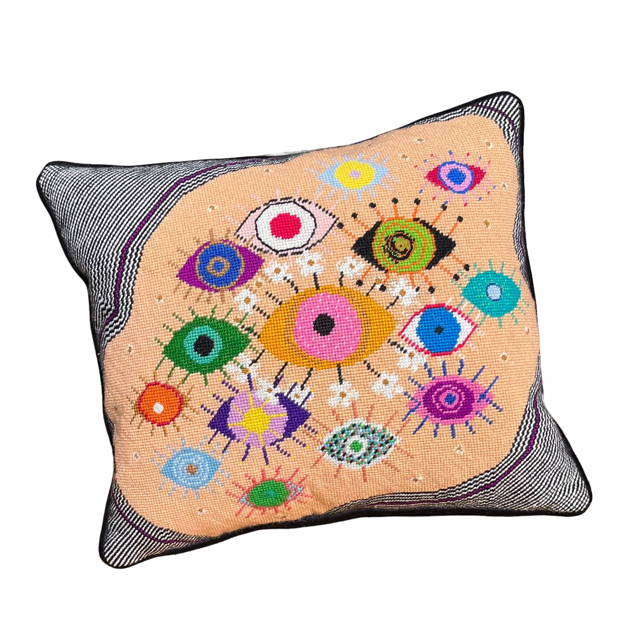 Idoleyes - Needlepoint Pillow