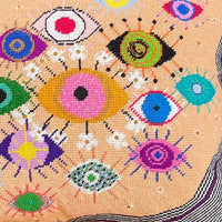 Idoleyes - Needlepoint Pillow