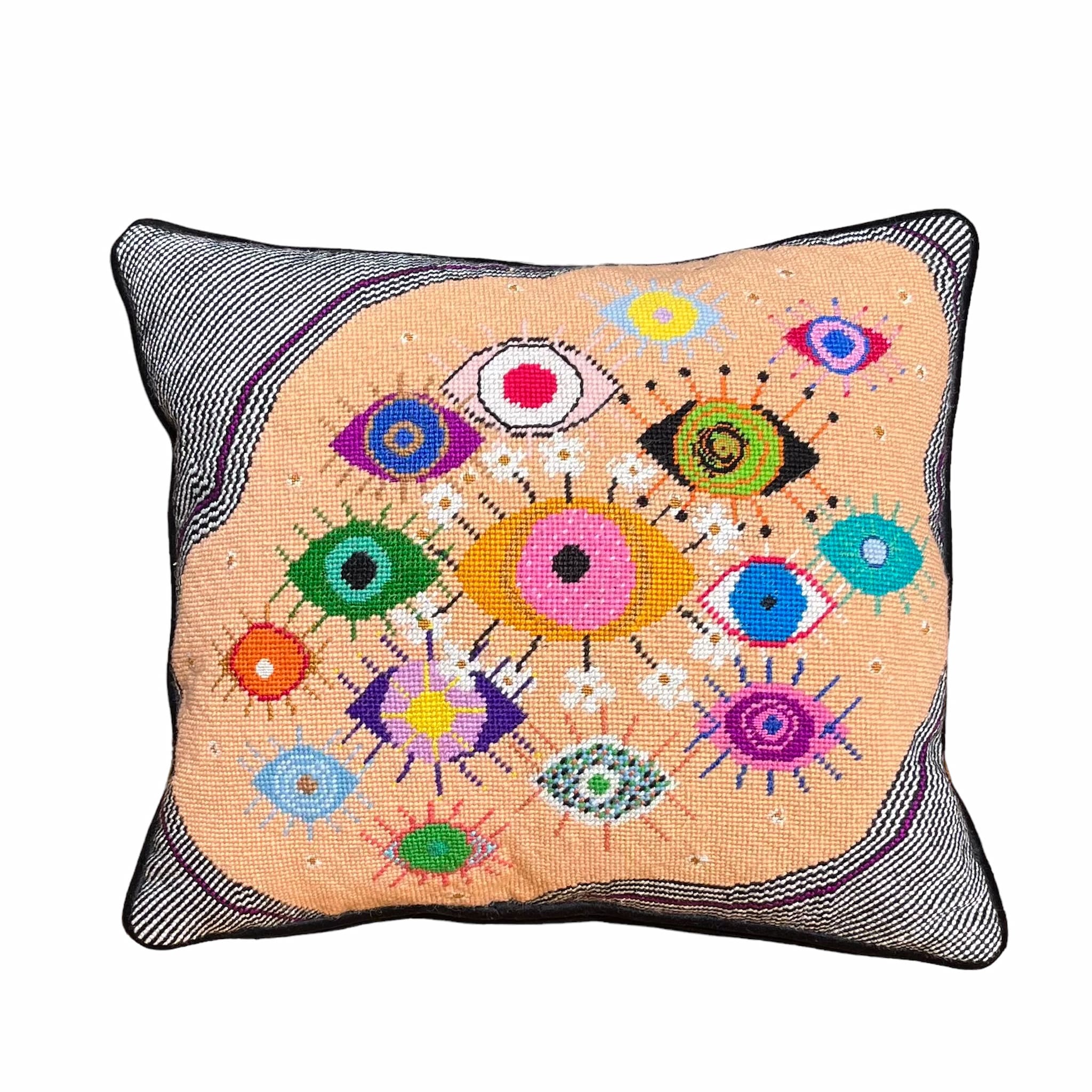 Idoleyes - Needlepoint Pillow