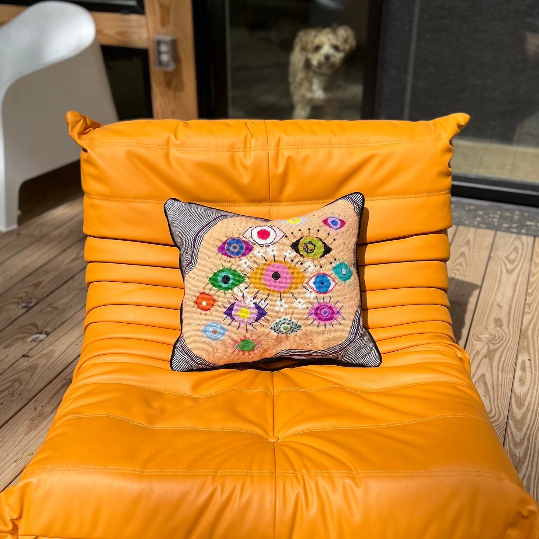 Idoleyes - Needlepoint Pillow
