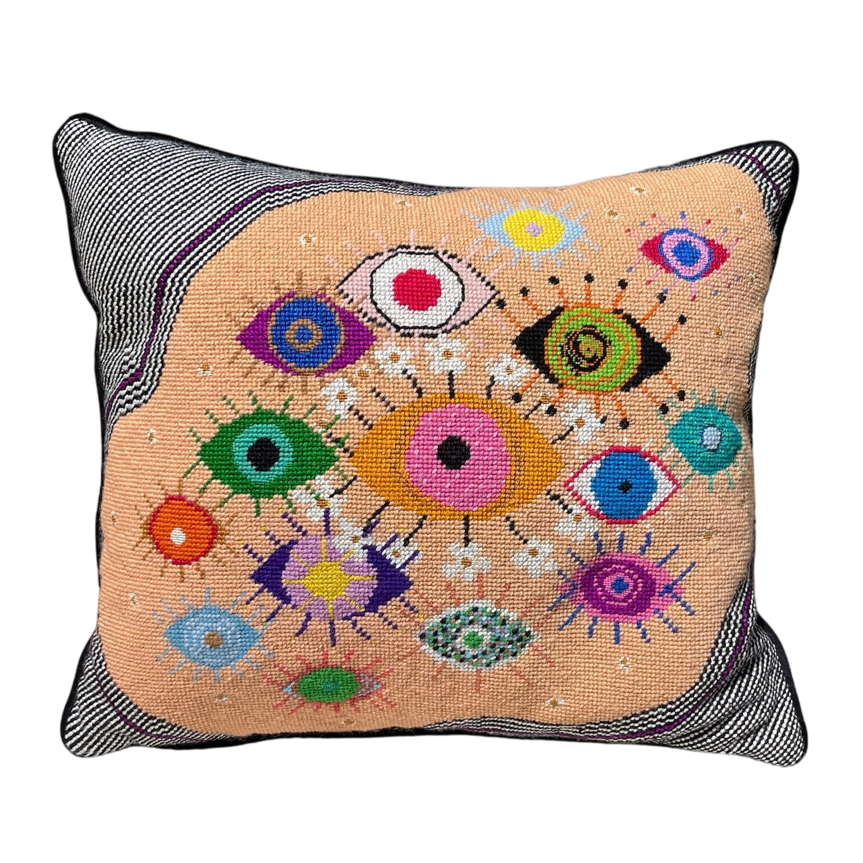 Idoleyes - Needlepoint Pillow