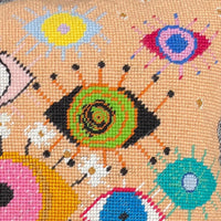 Idoleyes - Needlepoint Pillow