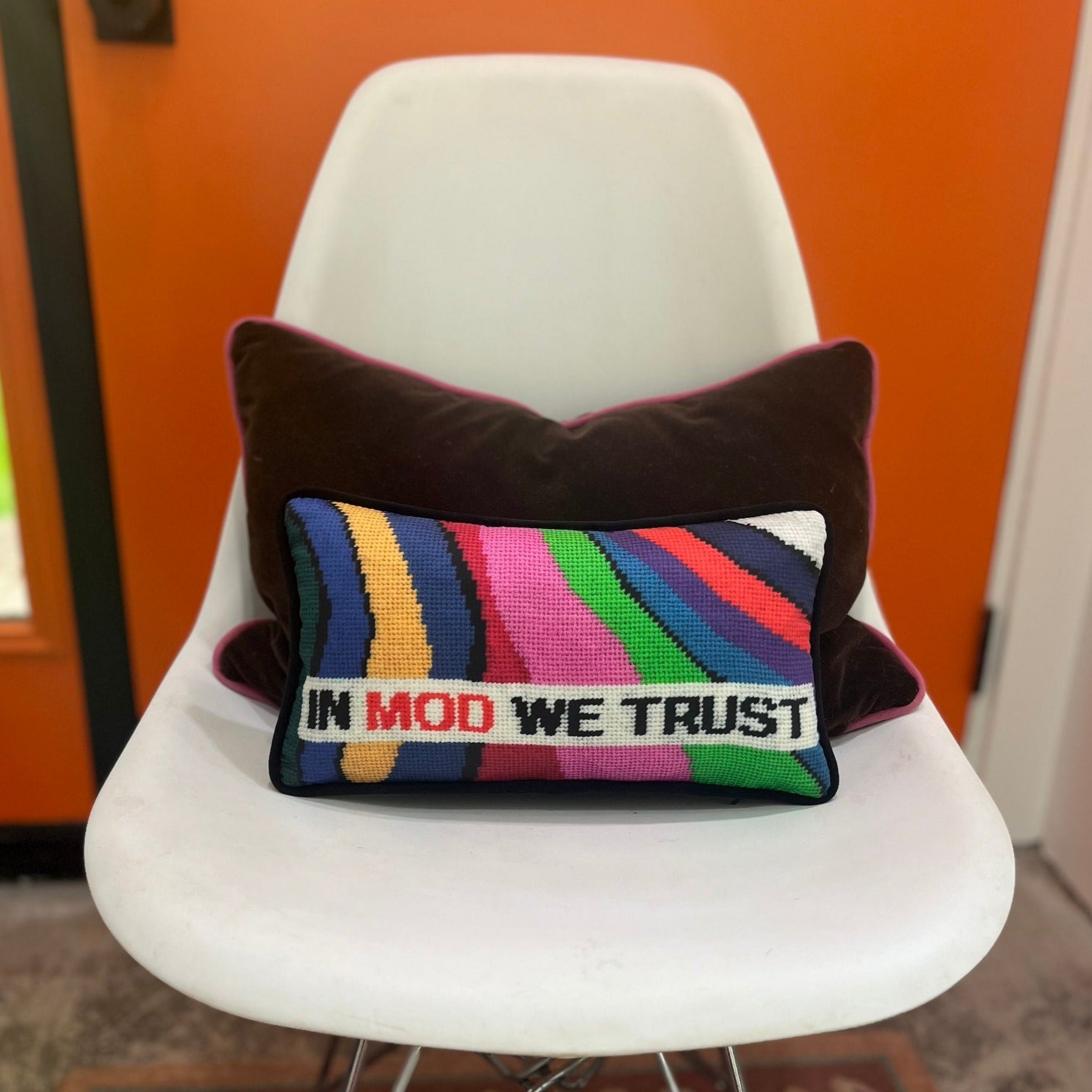 In Mod We Trust - Organic Cotton Sateen Pillow