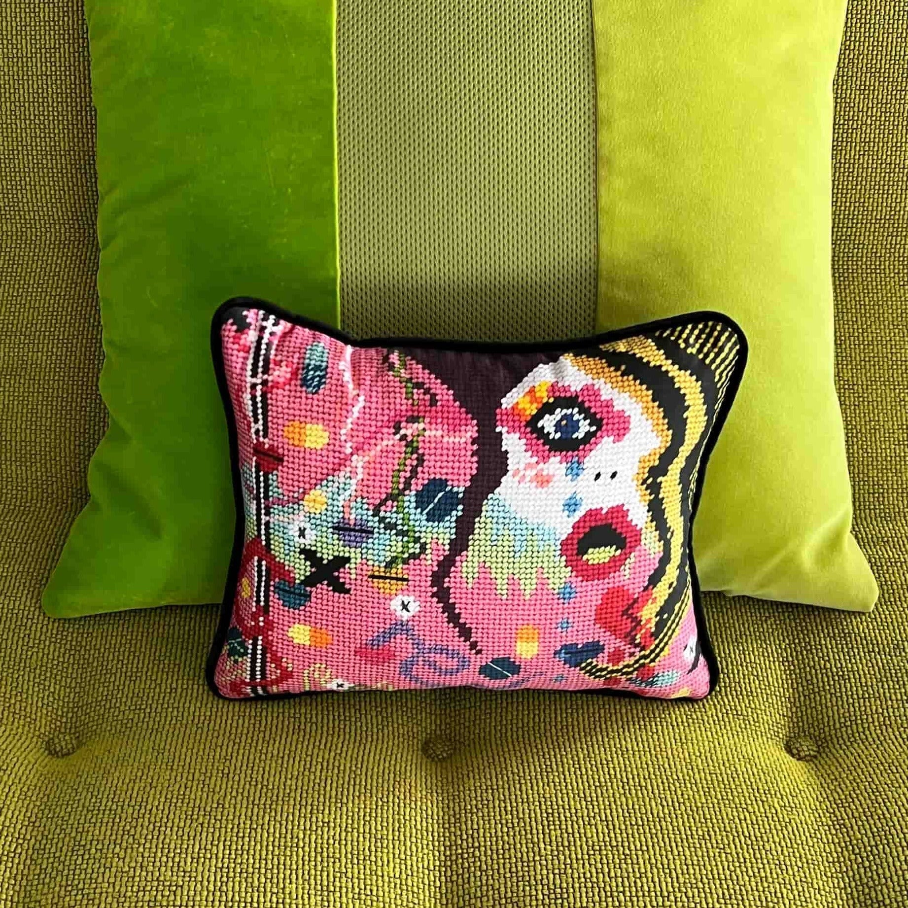 Shock & Roll - Organic Cotton Sateen Pillow