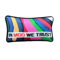 In Mod We Trust - Organic Cotton Sateen Pillow