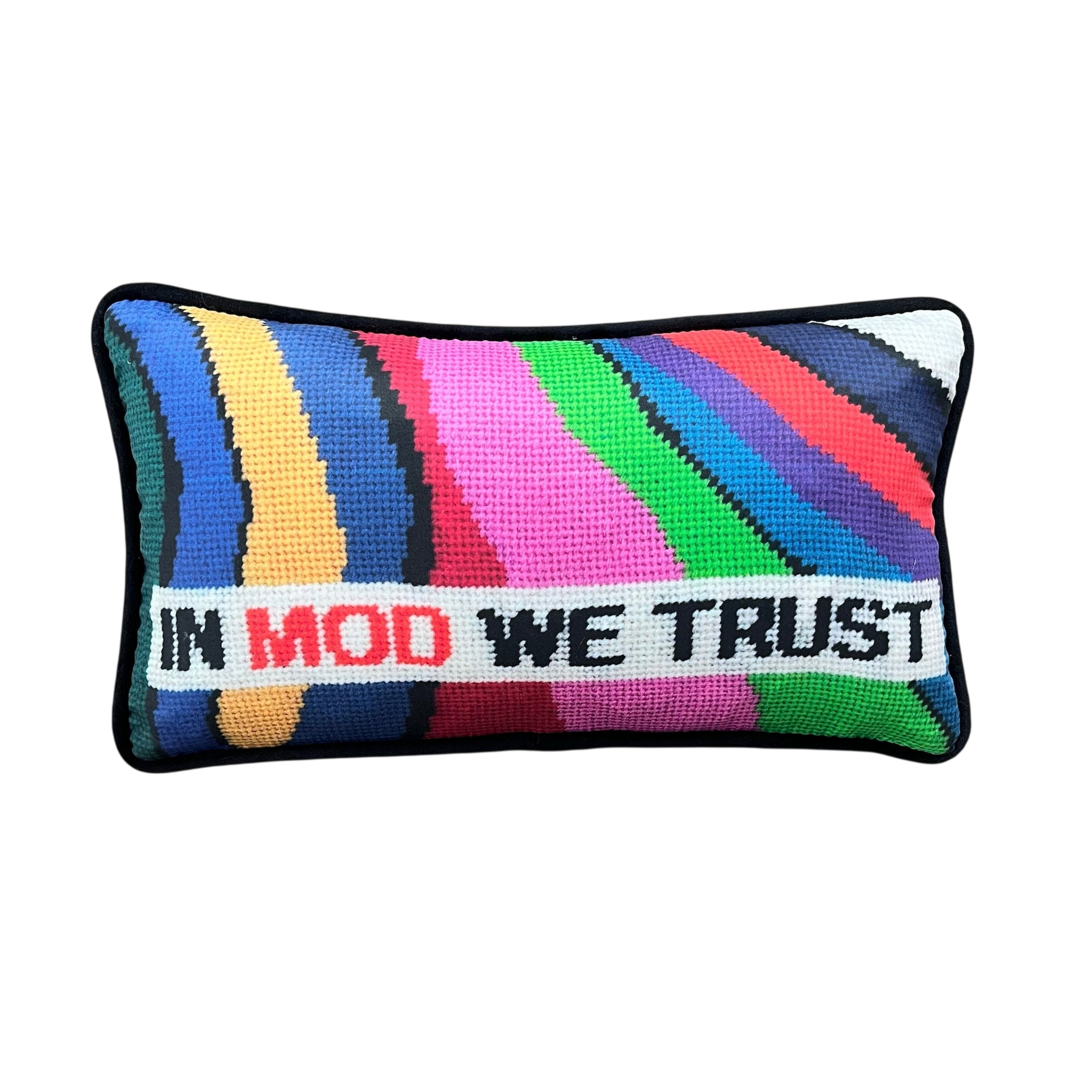 In Mod We Trust - Organic Cotton Sateen Pillow