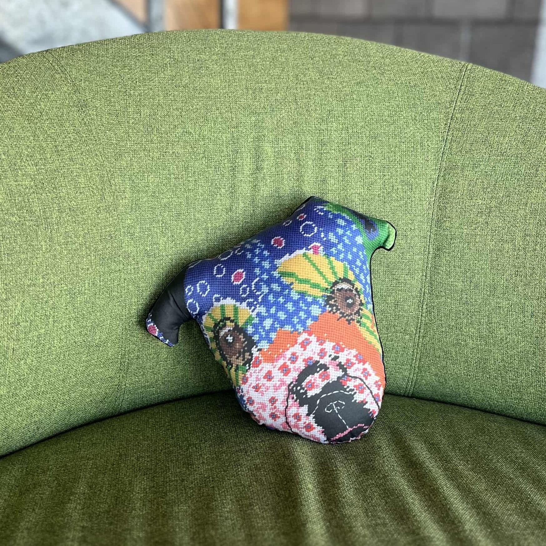 Pup Popstar - Organic Cotton Sateen Pillow