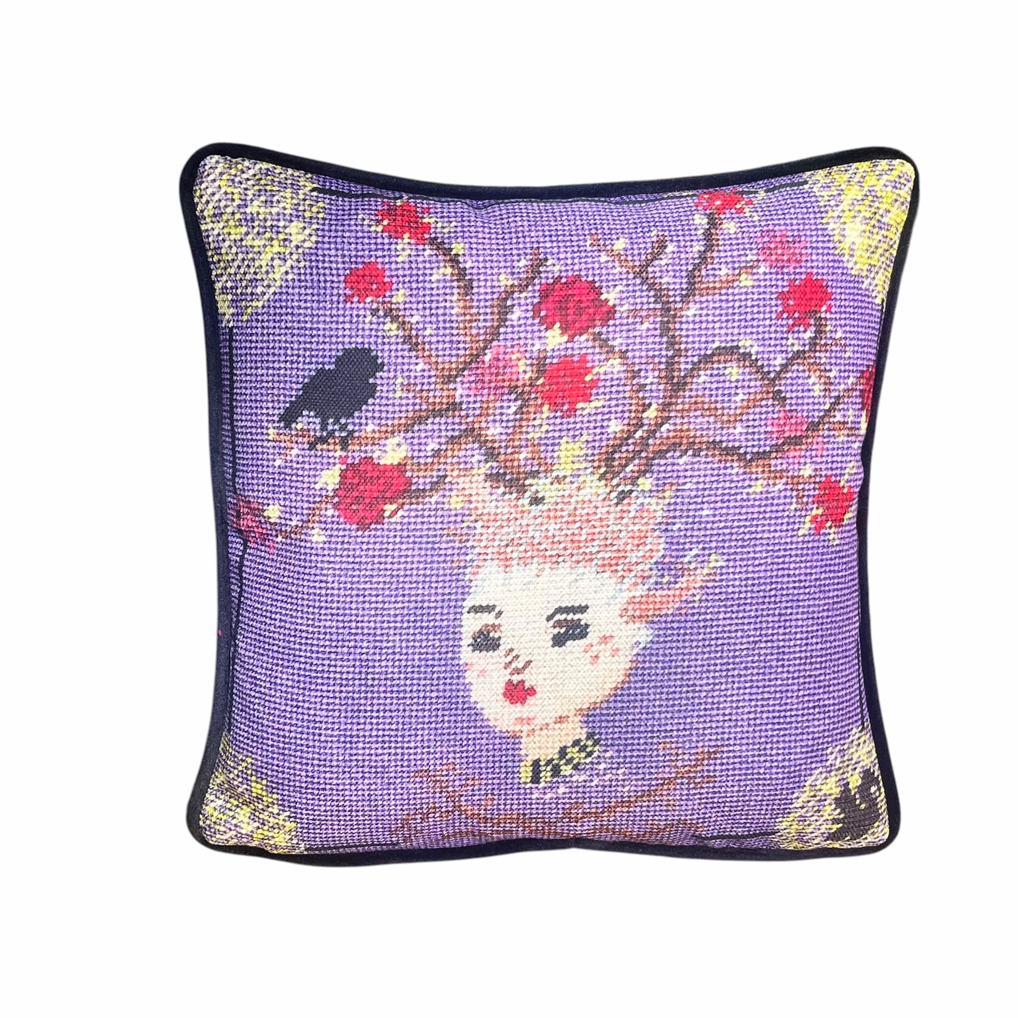 Peaseblossom - Faux Linen Pillow