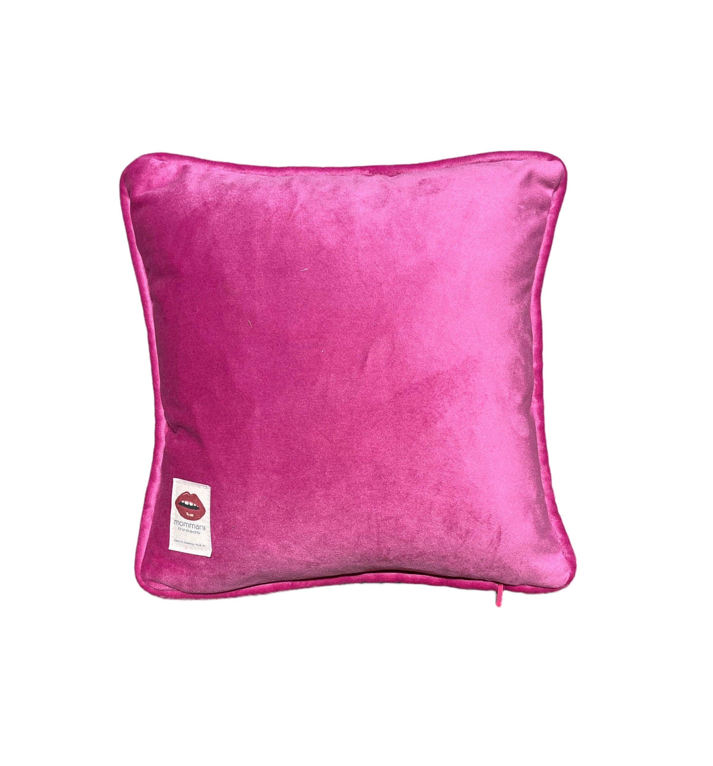 Pink Woke Up Sexy As Hell Again - Velvet Pillow