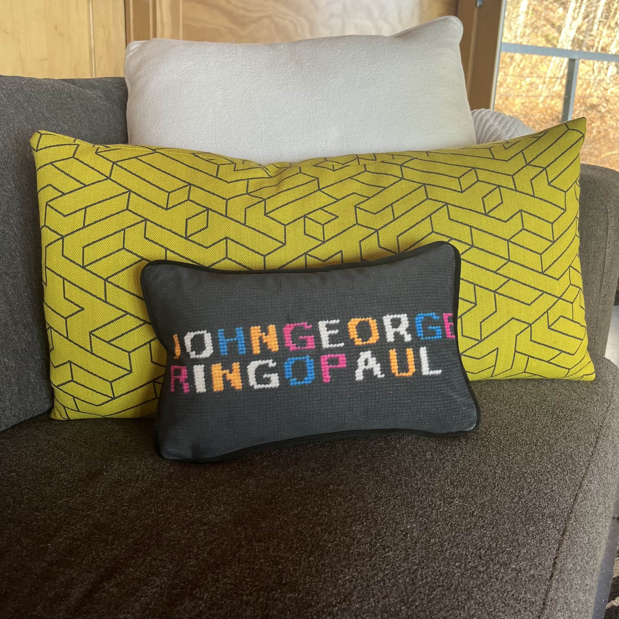John George Ringo Paul - Velvet Pillow