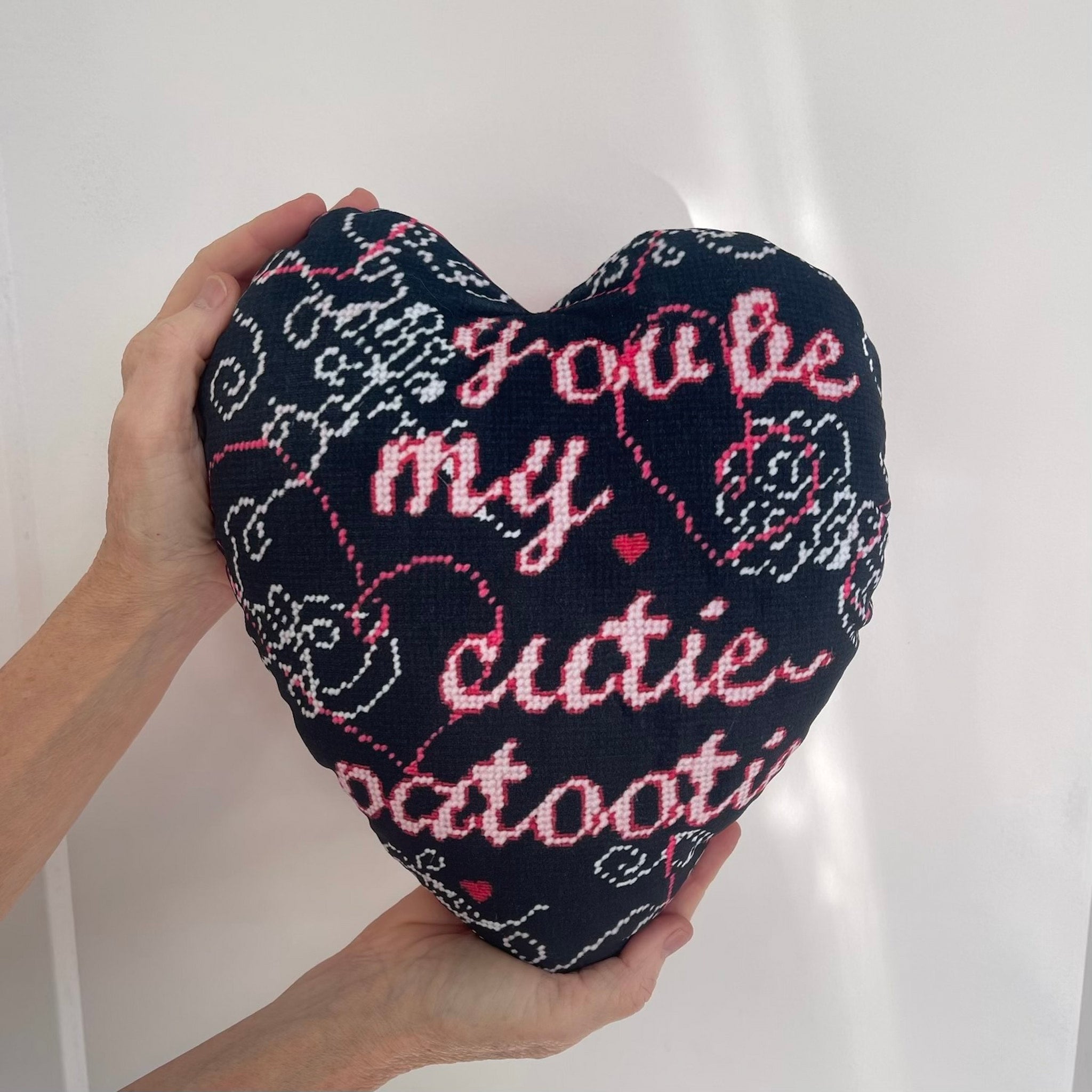 You Be My Cutie-Patootie - Heart Pillow
