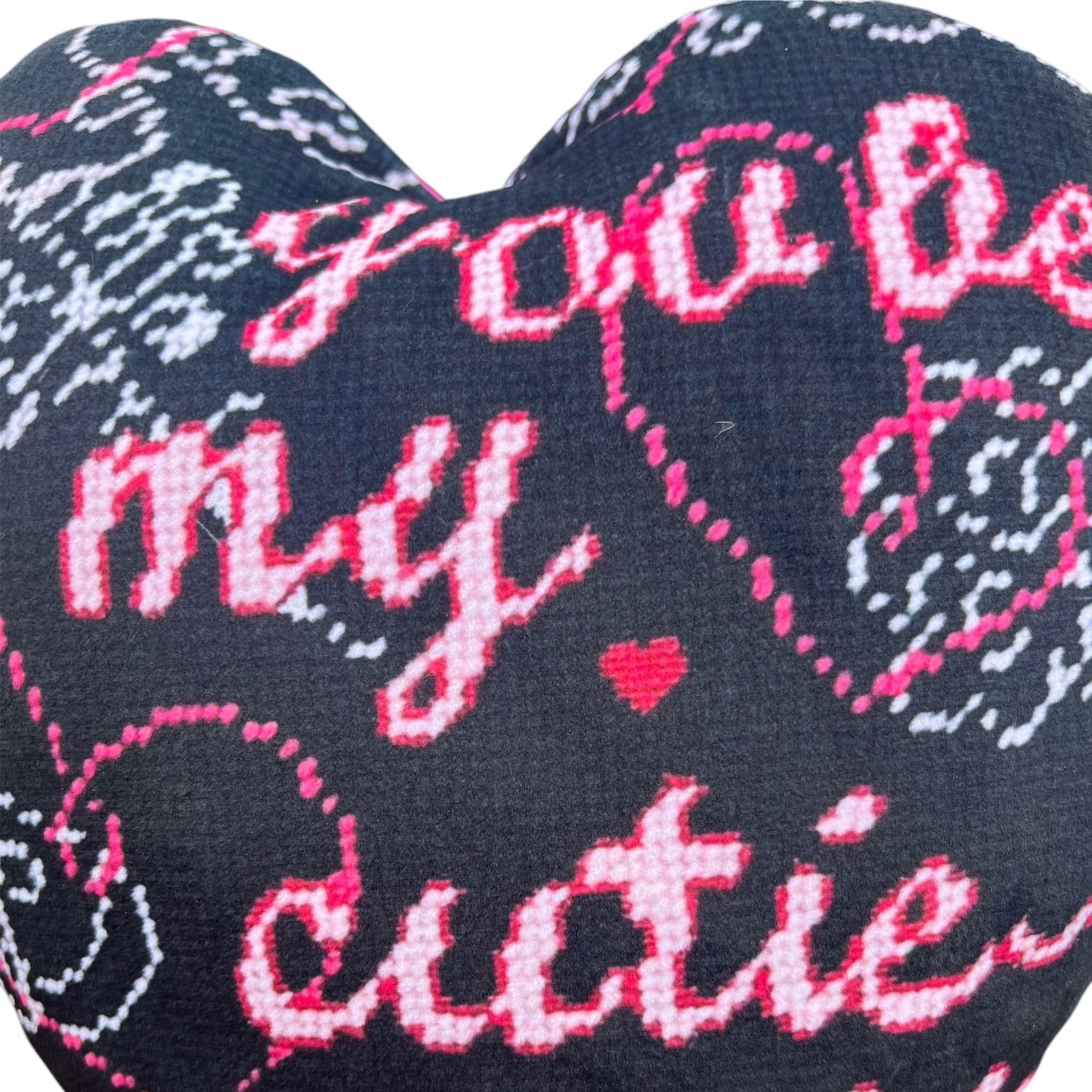 You Be My Cutie-Patootie - Heart Pillow