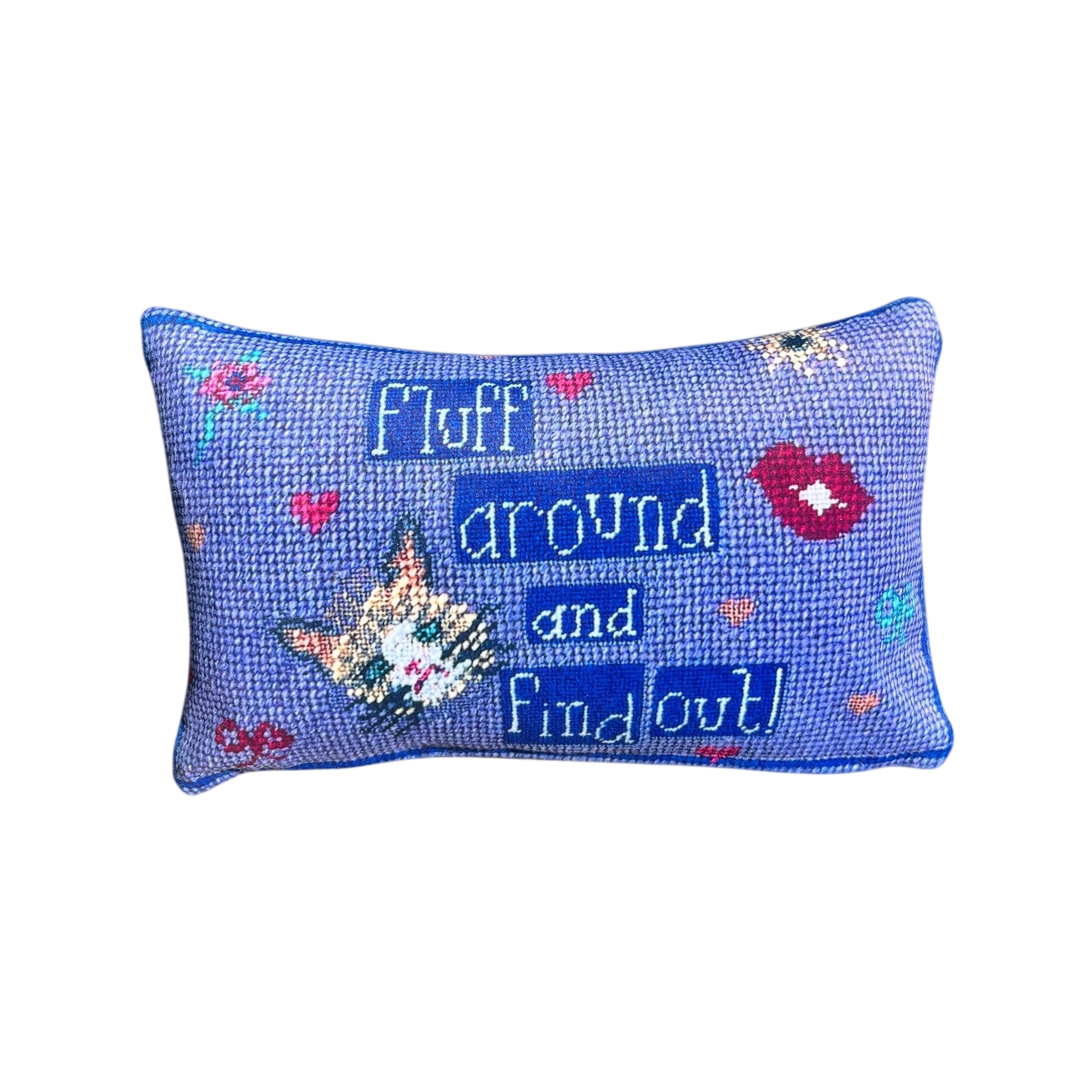 Fluff Around And Find Out - Velvet Pillow