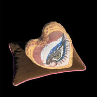 Haricot Vert x Mommani Threads Heartfelt Glimpse - Velvet Pillow