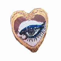 Haricot Vert x Mommani Threads Heartfelt Glimpse - Velvet Pillow