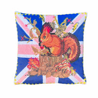 Punk Squirrel - Velvet Pillow