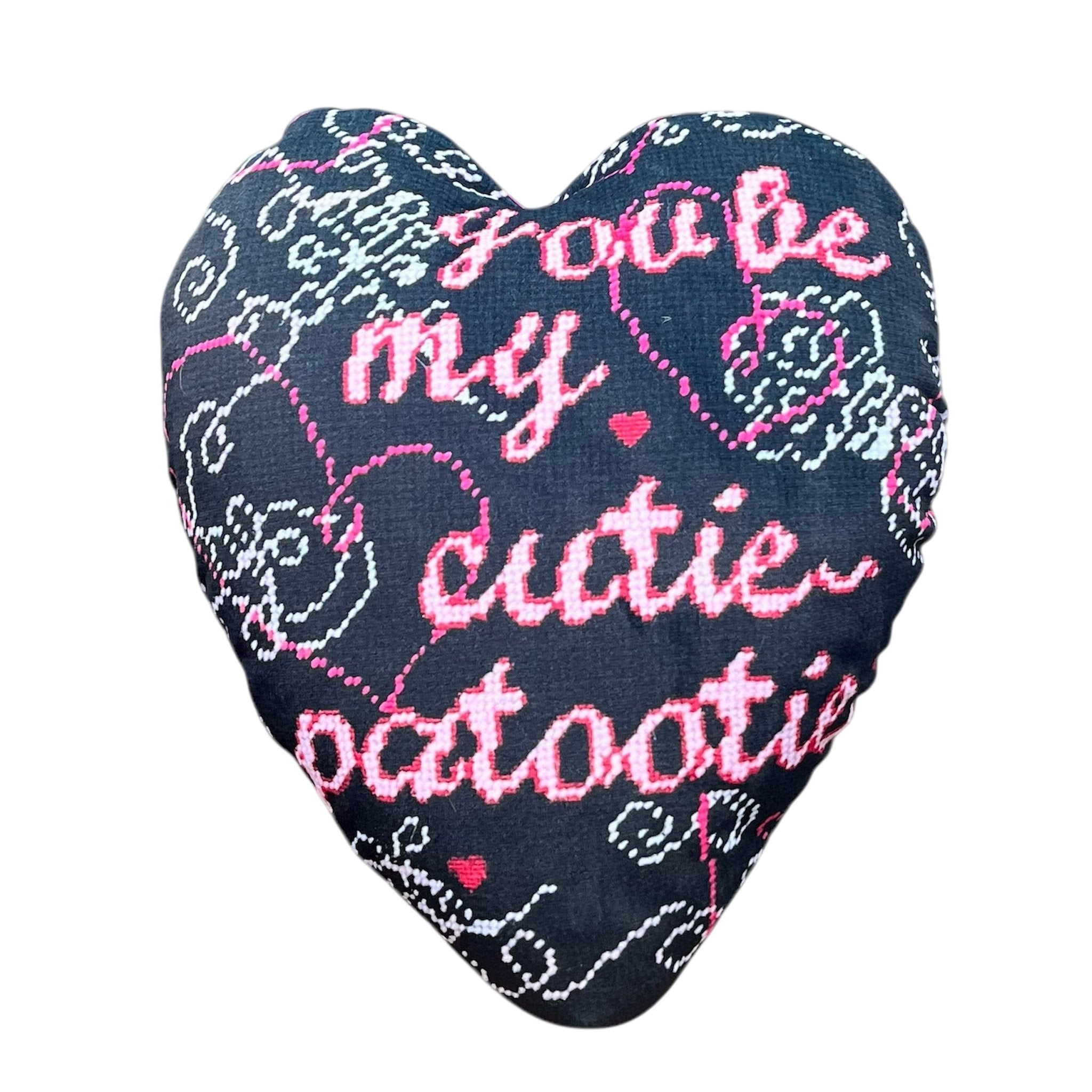 You Be My Cutie-Patootie - Heart Pillow