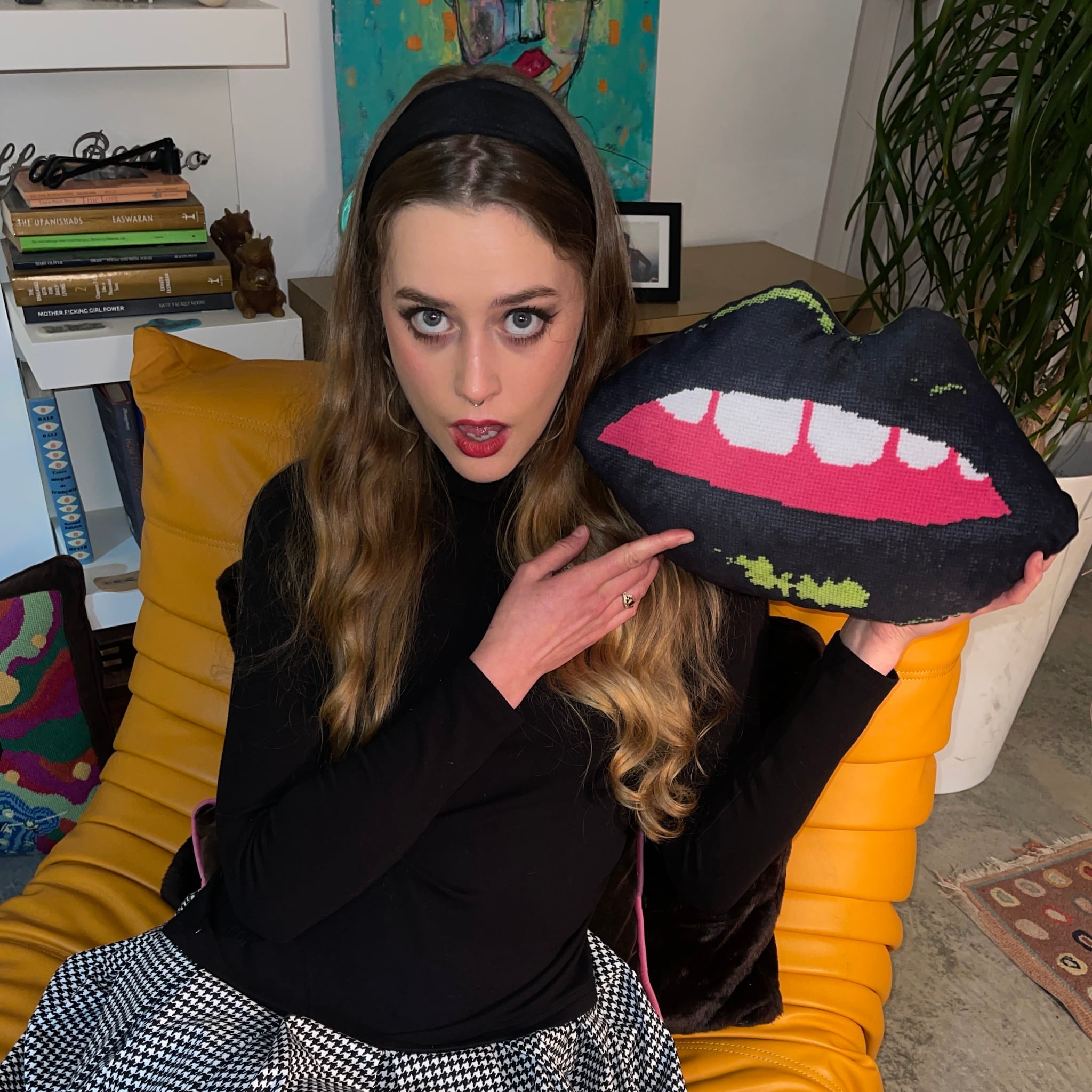 Wicked Goth - Velvet Pillow