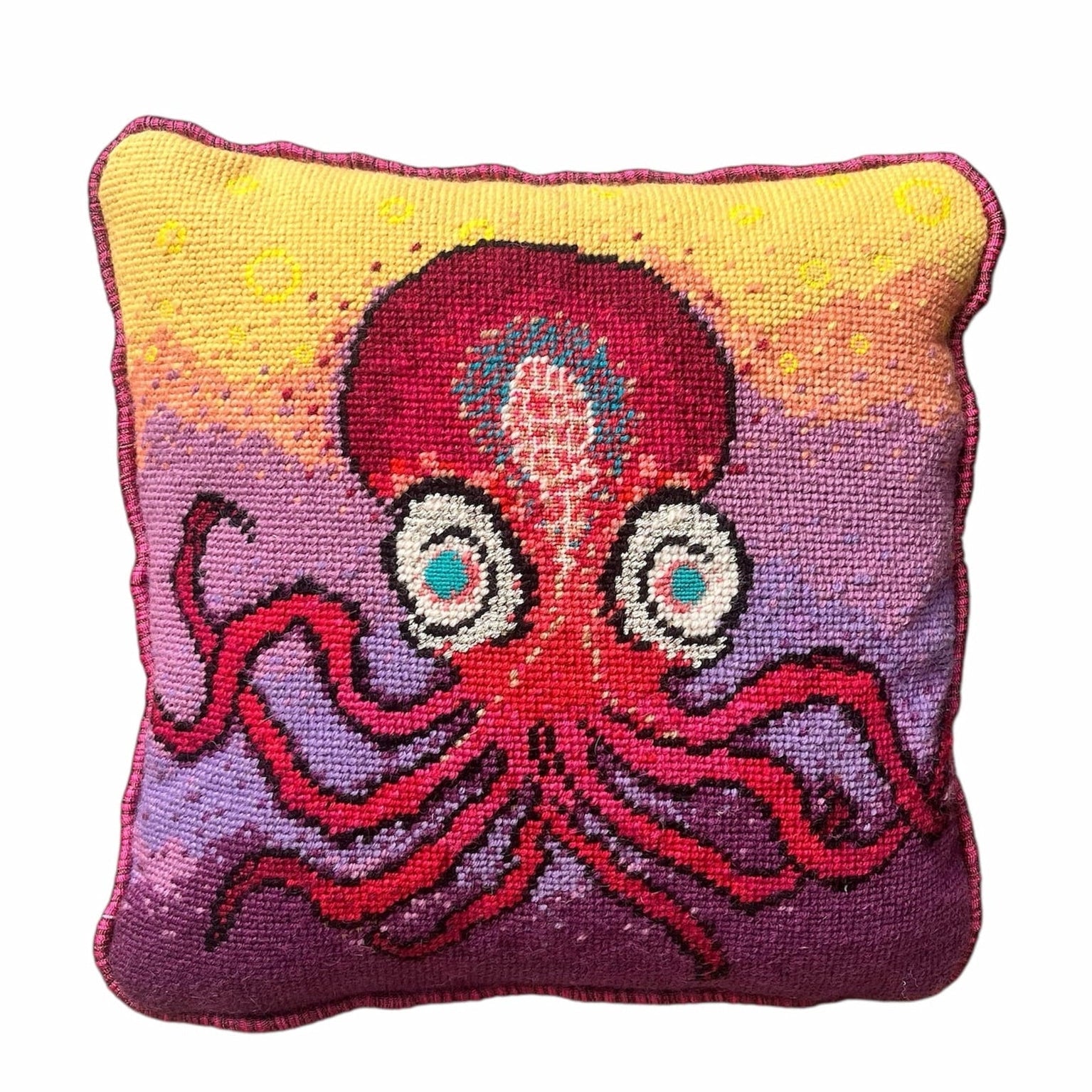 Harry Heissmann x Mommani Threads "OCTI" - Needlepoint Pillow