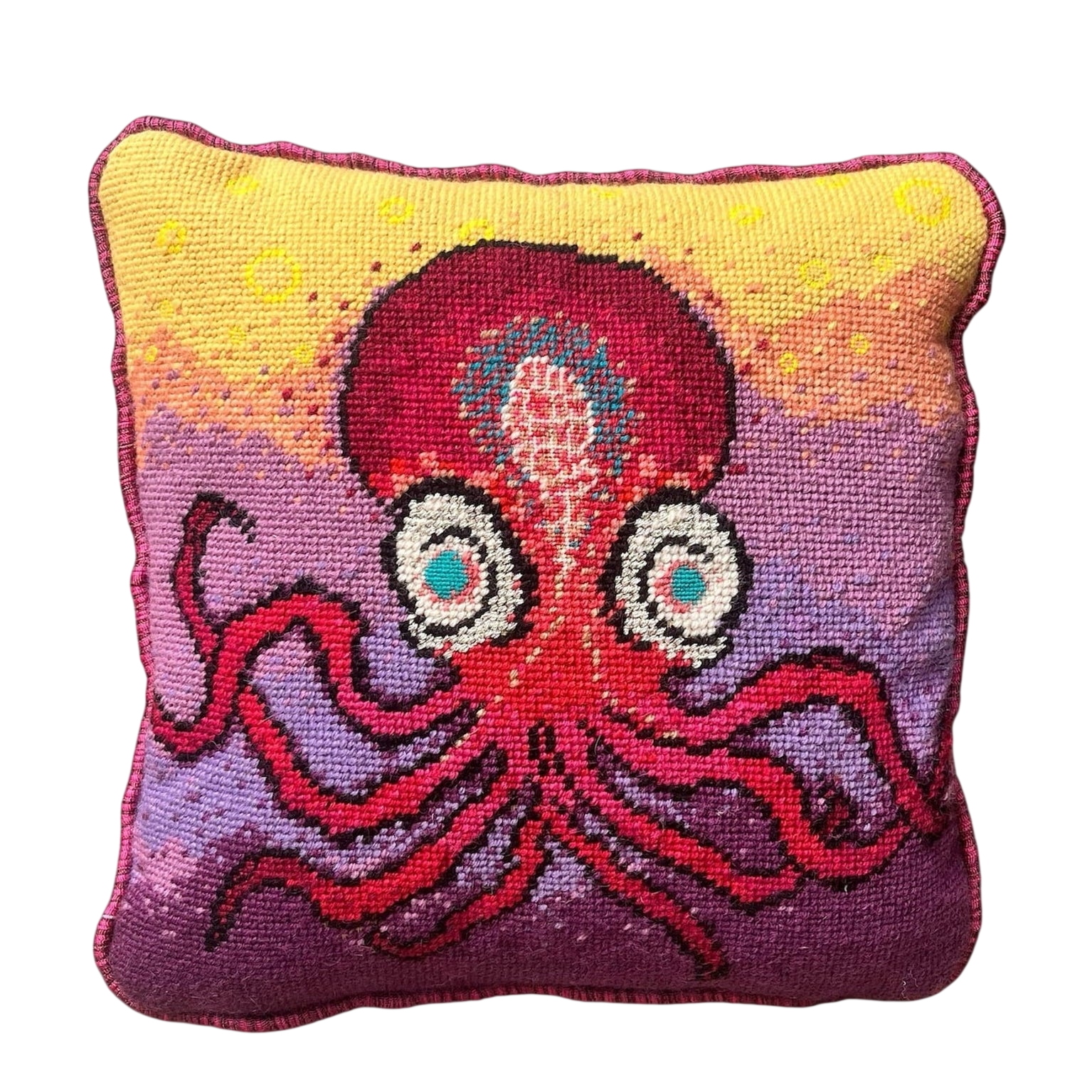 Harry Heissmann x Mommani Threads "OCTI" - Needlepoint Pillow